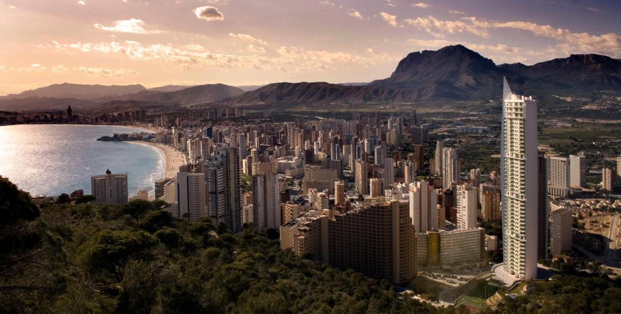 Skyline 37 Terraza Con Vista Al Mar Leilighet Benidorm Eksteriør bilde