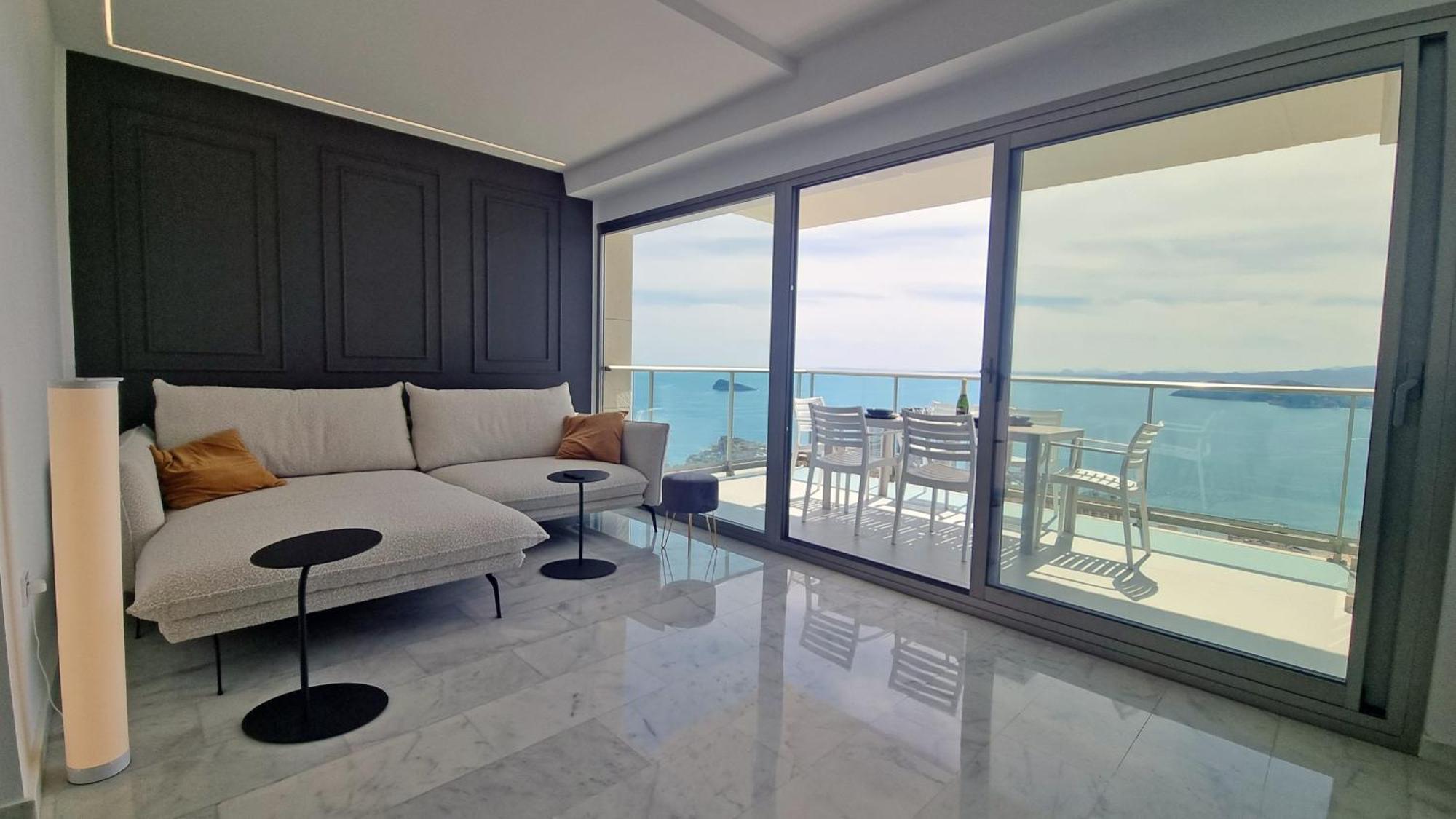 Skyline 37 Terraza Con Vista Al Mar Leilighet Benidorm Eksteriør bilde