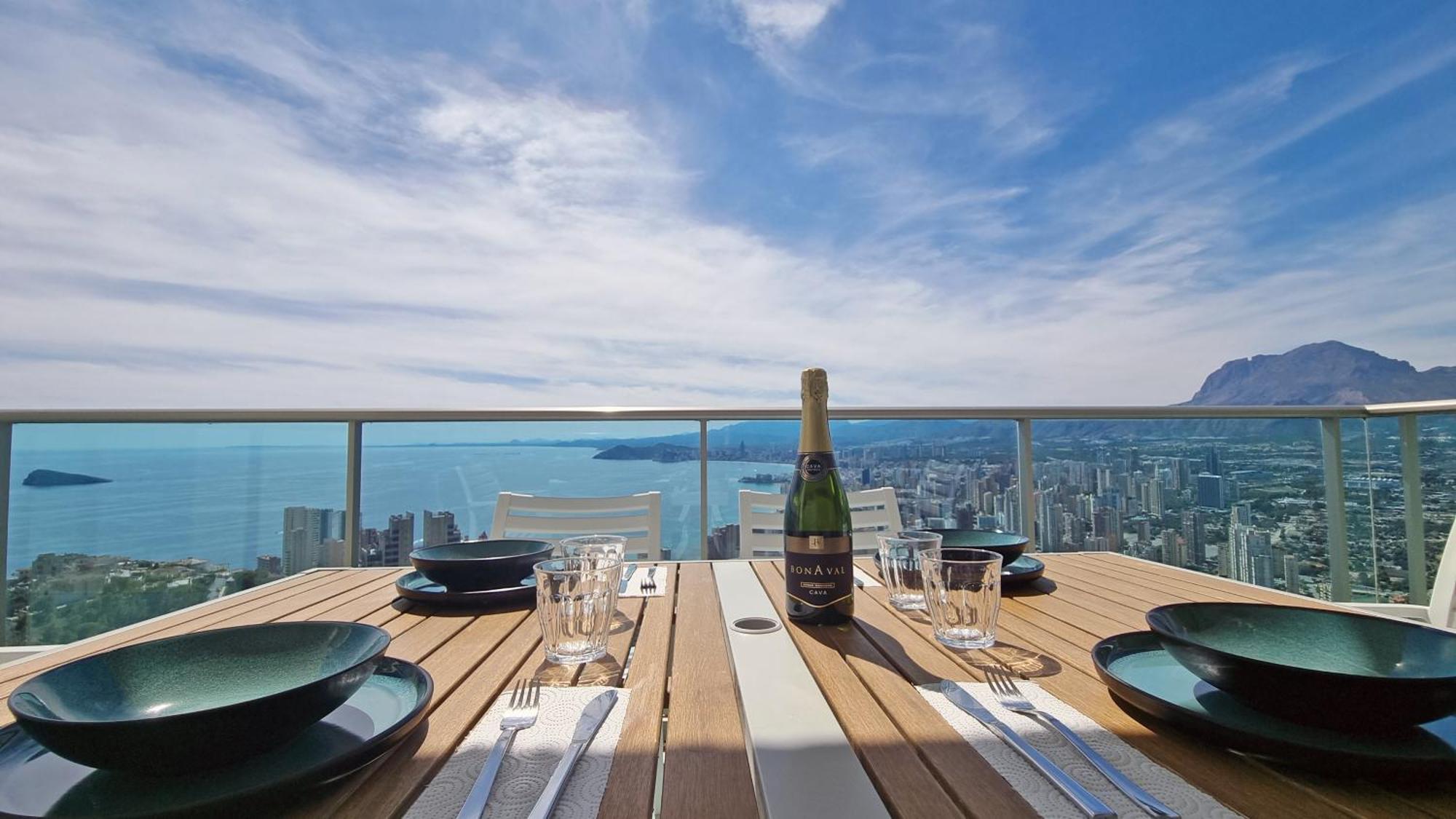 Skyline 37 Terraza Con Vista Al Mar Leilighet Benidorm Eksteriør bilde