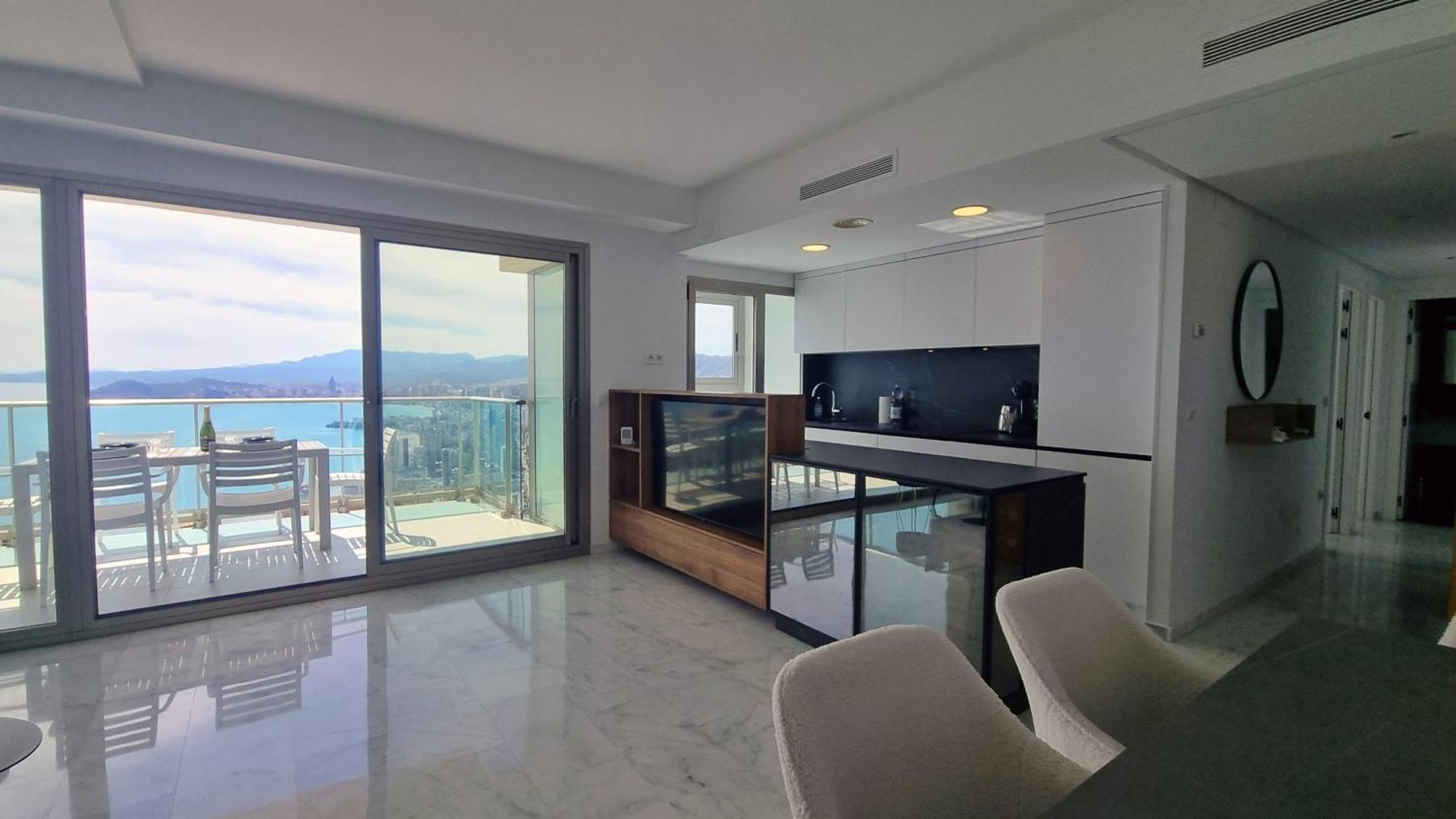 Skyline 37 Terraza Con Vista Al Mar Leilighet Benidorm Eksteriør bilde