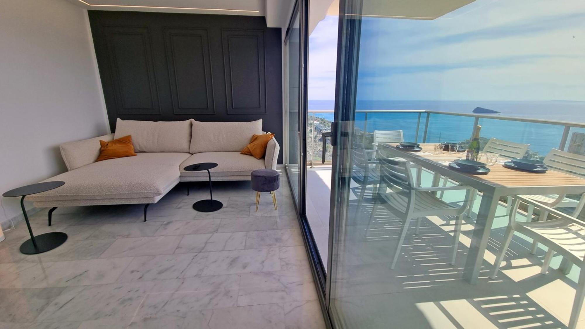 Skyline 37 Terraza Con Vista Al Mar Leilighet Benidorm Eksteriør bilde