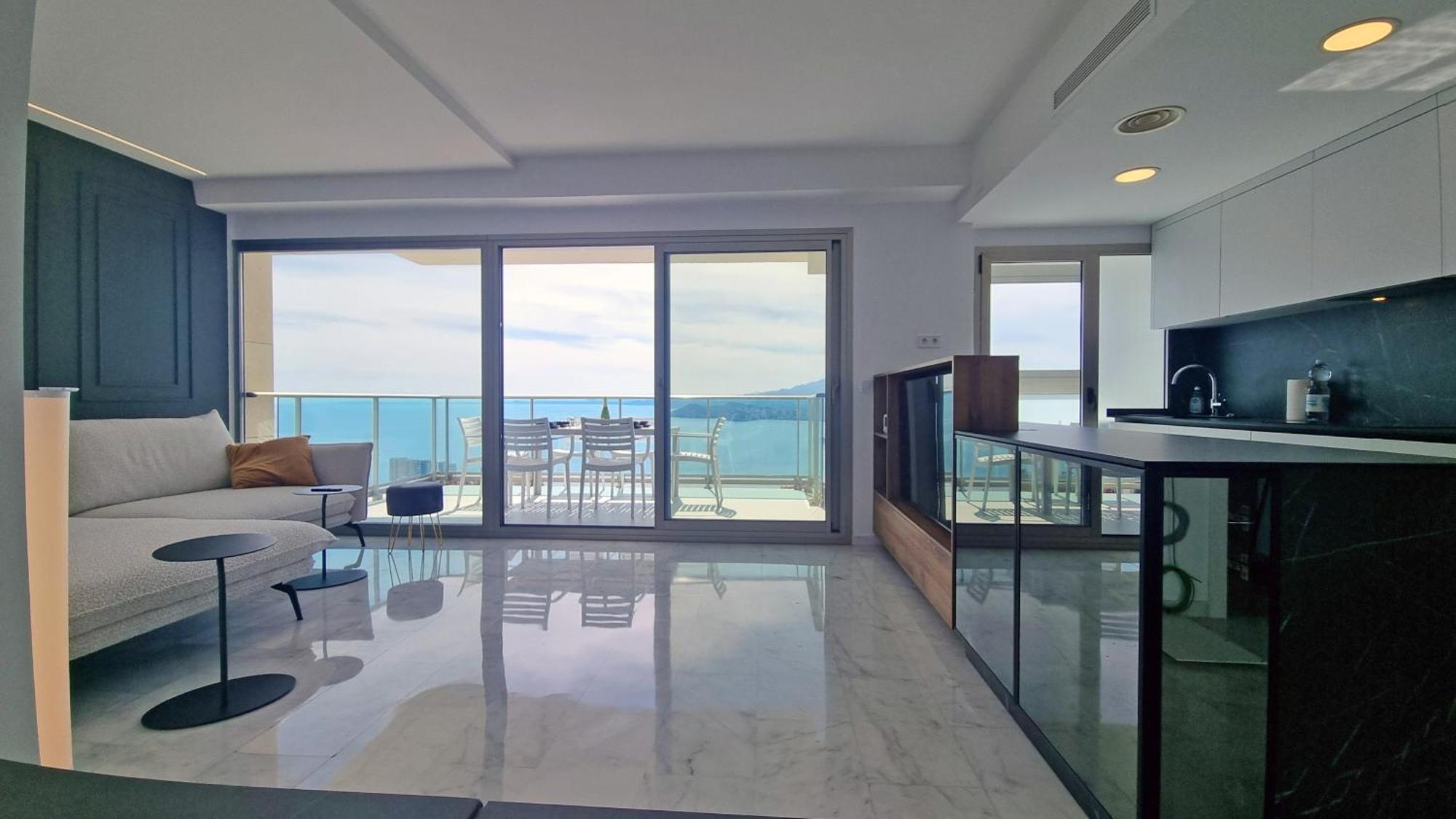 Skyline 37 Terraza Con Vista Al Mar Leilighet Benidorm Eksteriør bilde