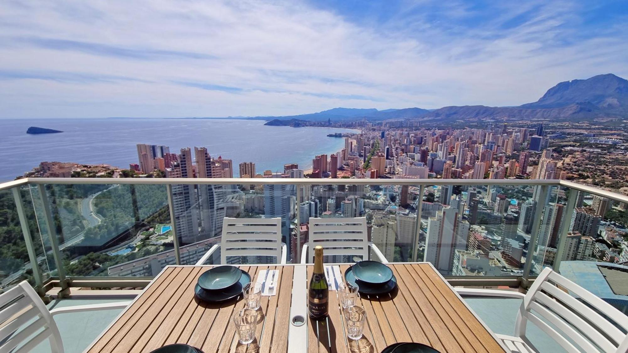 Skyline 37 Terraza Con Vista Al Mar Leilighet Benidorm Eksteriør bilde